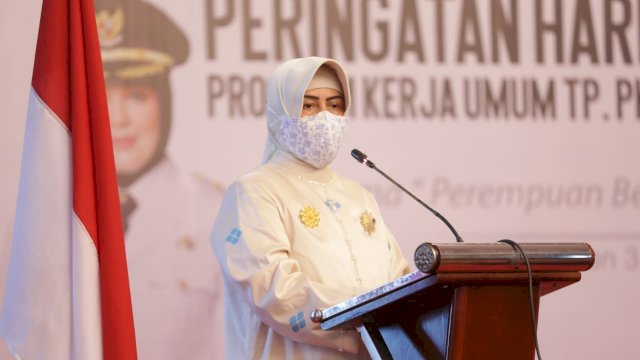 Ketua TP PKK Kota Makassar Indira Yusuf Ismail (Ist) 