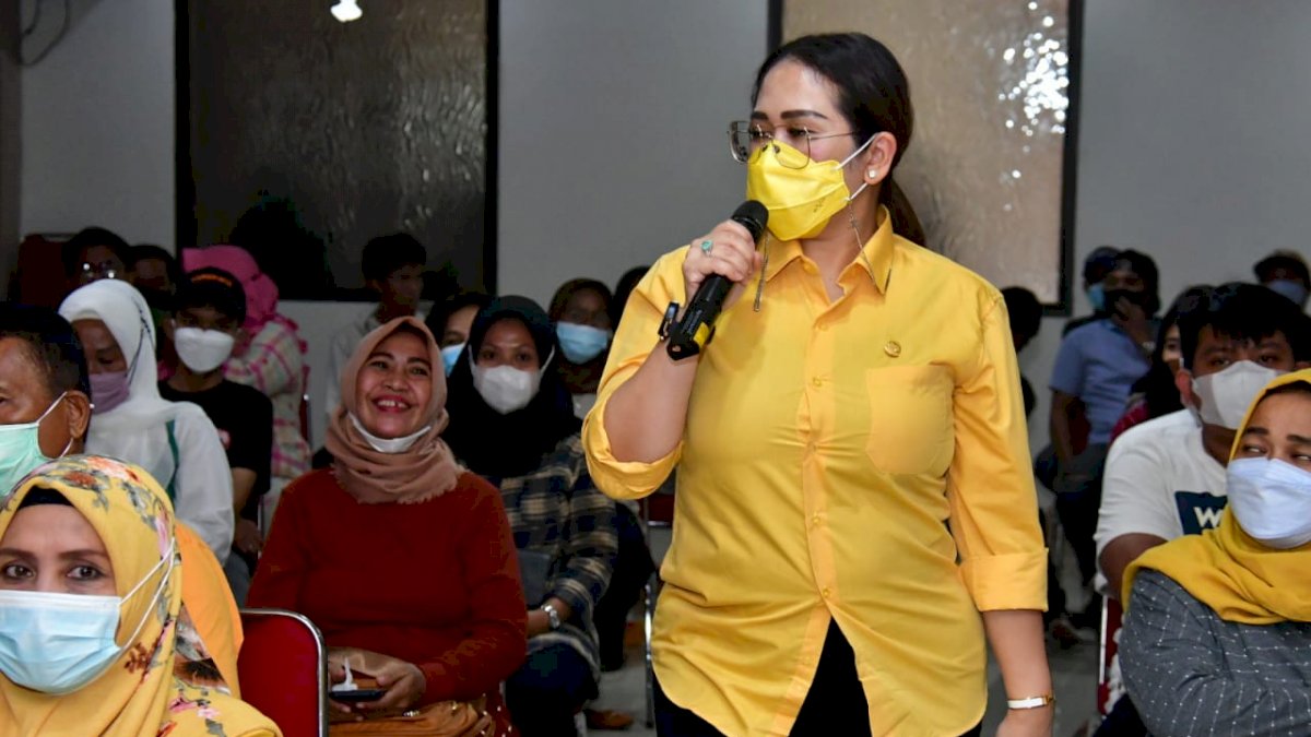 Legislator Golkar, Debbie Rusdin Tutup Masa Reses Bersama Warga Kecamatan Wajo