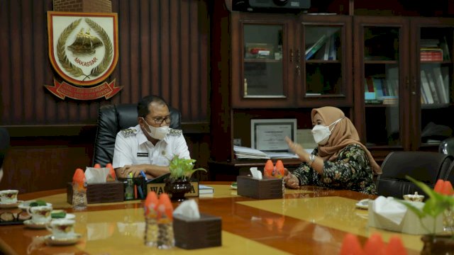 Wali Kota Makassar menerima Kunjungan Bupati Sleman (Ist) 