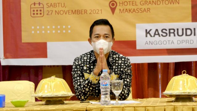 Anggota DPRD Makassar Fraksi Gerindra Kasrudi. Ist