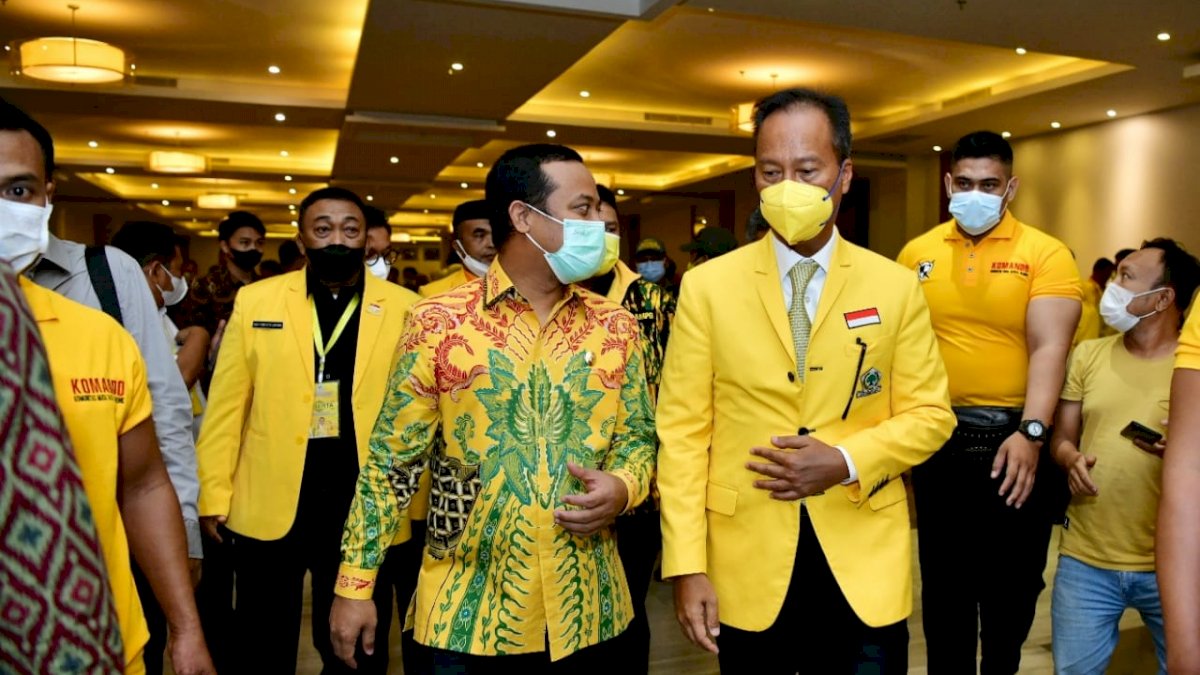 Plt Gubernur Andi Sudirman Hadiri Pelantikan Pengurus Partai Golkar Sulsel
