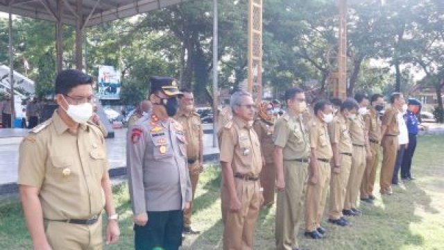 Apel Gabungan Dalam Rangka Percepatan Capaian Vaksinasi Covid-19. Ist