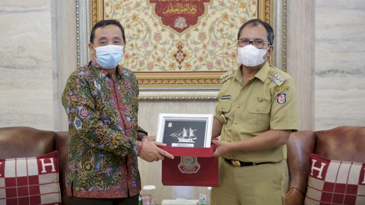 Wali Kota Danny Terima Kunjungan Bupati Rembang