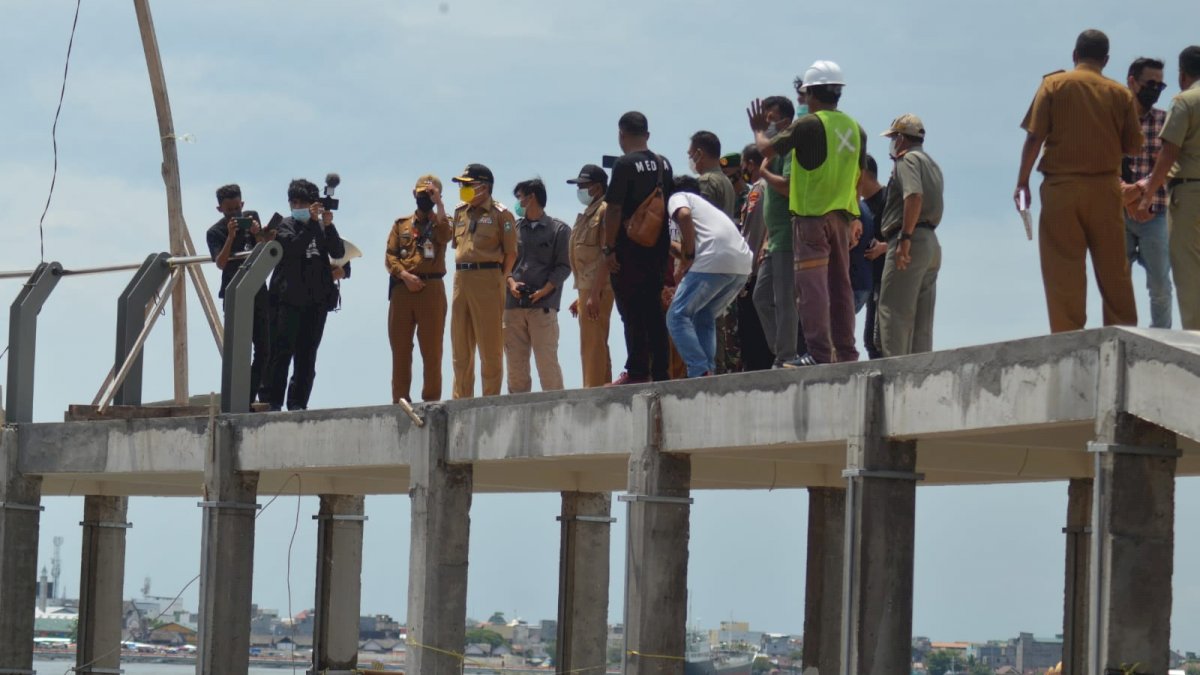 Progres Pengerjaan Anjungan Cempae Sudah 82 Persen