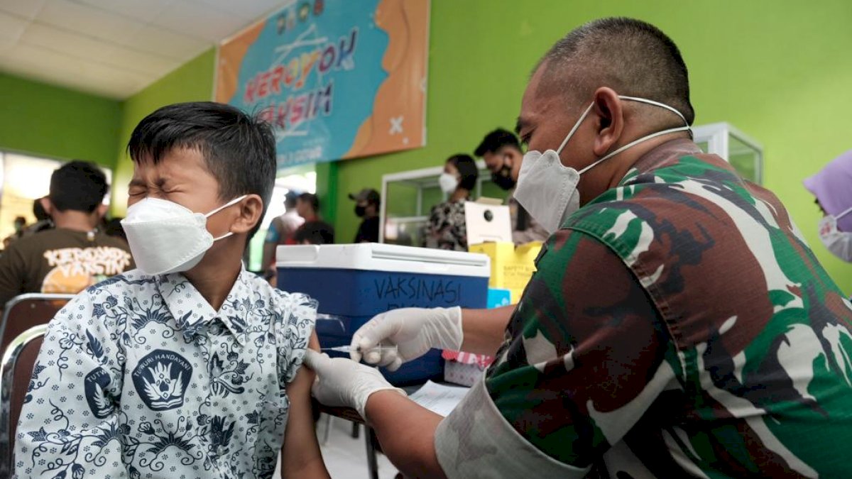 Kolaborasi TNI dan Polri, Bupati Gowa Yakin Vaksinasi Tercapai Akhir Desember