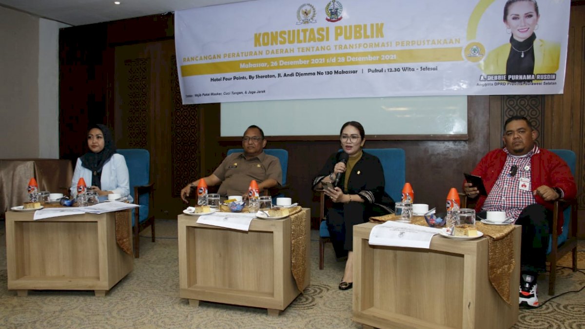 Tumbuhkan Minat Baca, Debbie Rusdin Sosialisi Ranperda Transformasi Perpustakaan