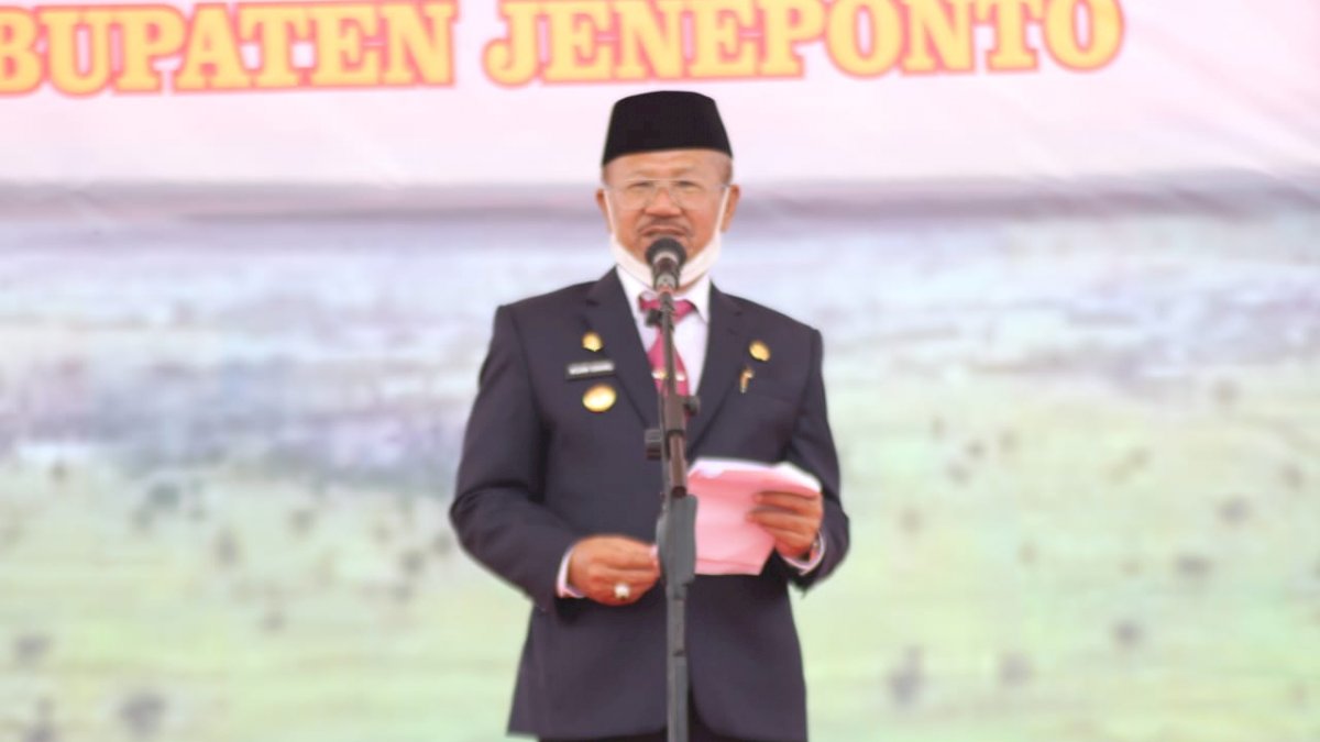 Pelantikan 41 Orang Kades Sempat Diguyur Hujan, Ini Kata Bupati Jeneponto