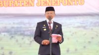 Pelantikan 41 Orang Kades Sempat Diguyur Hujan, Ini Kata Bupati Jeneponto