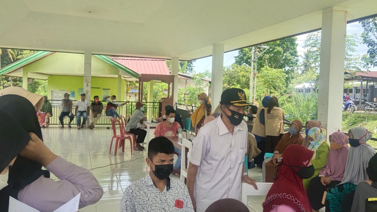 456 Warga Aska Sinjai Mengikuti Vaksinasi COVID-19