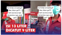 VIDEO: Wanita Ini Jadi Korban Kecurangan Oknum SPBU, Isi 13 liter Dicatut 9 liter