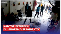 VIDEO: Kantor Ekspedisi di Jakarta Diserang OTK, 4 Karyawan Alami Luka-luka