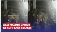 VIDEO: Aksi Maling Dadah ke CCTV saat Beraksi