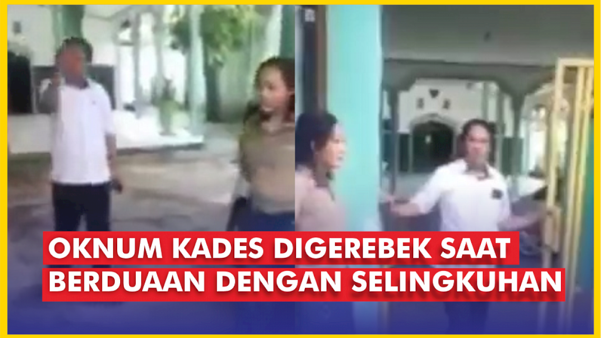 VIDEO: Oknum Kades Digerebek Saat Berduaan dengan Selingkuhan di Kamar Hotel
