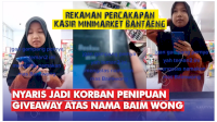 VIDEO: Seorang Gadis Bantaeng Nyaris Jadi Korban Penipuan Giveaway Atas Nama Baim Wong