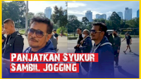 VIDEO: Panjatkan Syukur Sambil Jogging, Mentan Syahrul: Terimakasih Tuhan Atas Langit dan Bumi-Mu