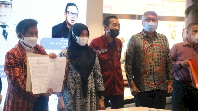 Pemerintah Kota Makassar dan NIPAH Mal bekerjasama mengimplementasikan kawasan tanpa rokok (dok. Kalla)