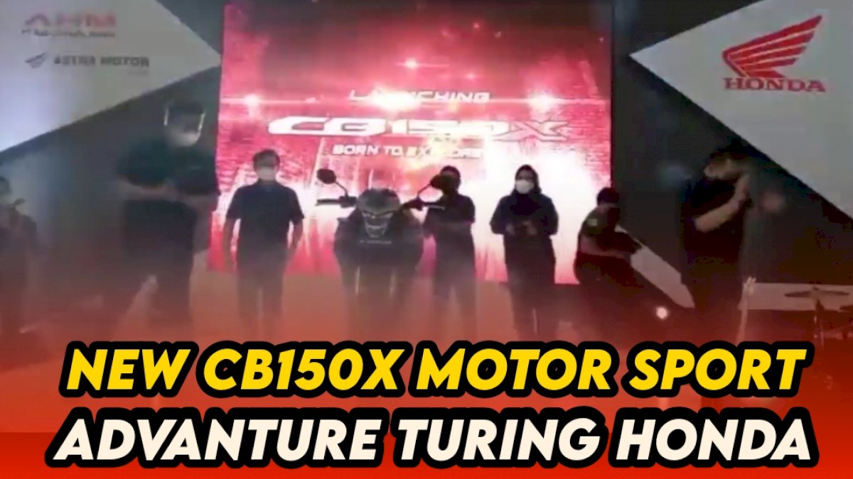 VIDEO: New CB150X Motor Sport Advanture Turing Honda, Kenyamanan Berkendara Jarak Jauh
