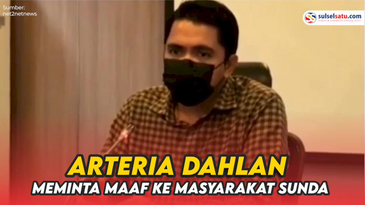VIDEO: Anggota DPR RI Arteria Dahlan Minta Maaf ke Masyarakat Sunda
