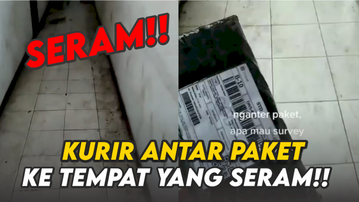 VIDEO: Mencekam, Kurir Antar Paket ke Tempat Super Sunyi Bak Uji Nyali