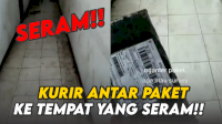 VIDEO: Mencekam, Kurir Antar Paket ke Tempat Super Sunyi Bak Uji Nyali