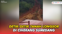 VIDEO: Detik-detik Tanah Longsor di Ciherang Sumedang