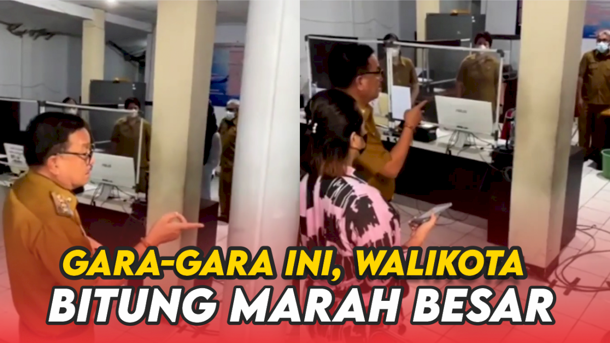 VIDEO: Gara-gara Ini, Walikota Bitung Marah Besar saat Sidak di Kantor Disdukcapil