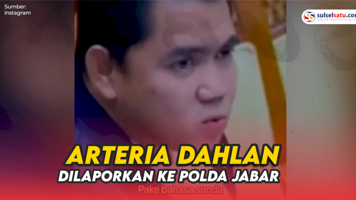 VIDEO: Anggota DPR RI Arteria Dahlan Dilaporkan ke Polda Jabar