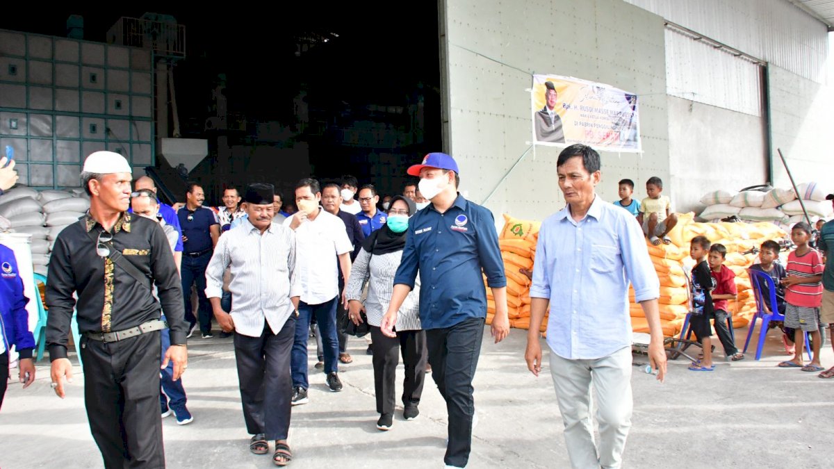 Usai Tinjau Produksi Beras di Sidrap, RMS Dorong Modernisasi Alat Penggilingan