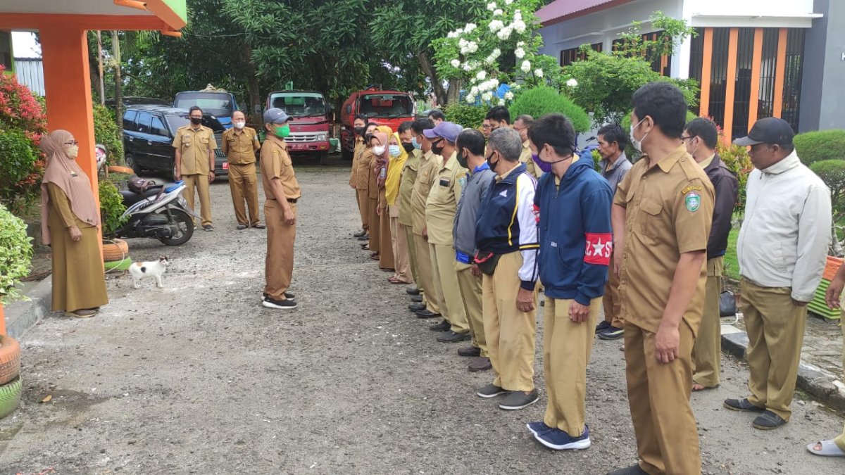 Awali tahun 2022, DLH Parepare Gelar Apel Pagi