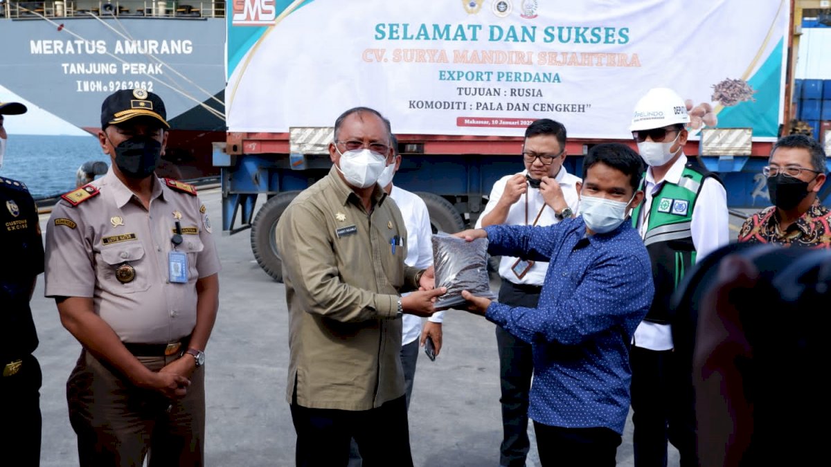 Perdana di Tahun 2022, Sulsel Ekspor Pala dan Cengkeh Langsung ke Rusia