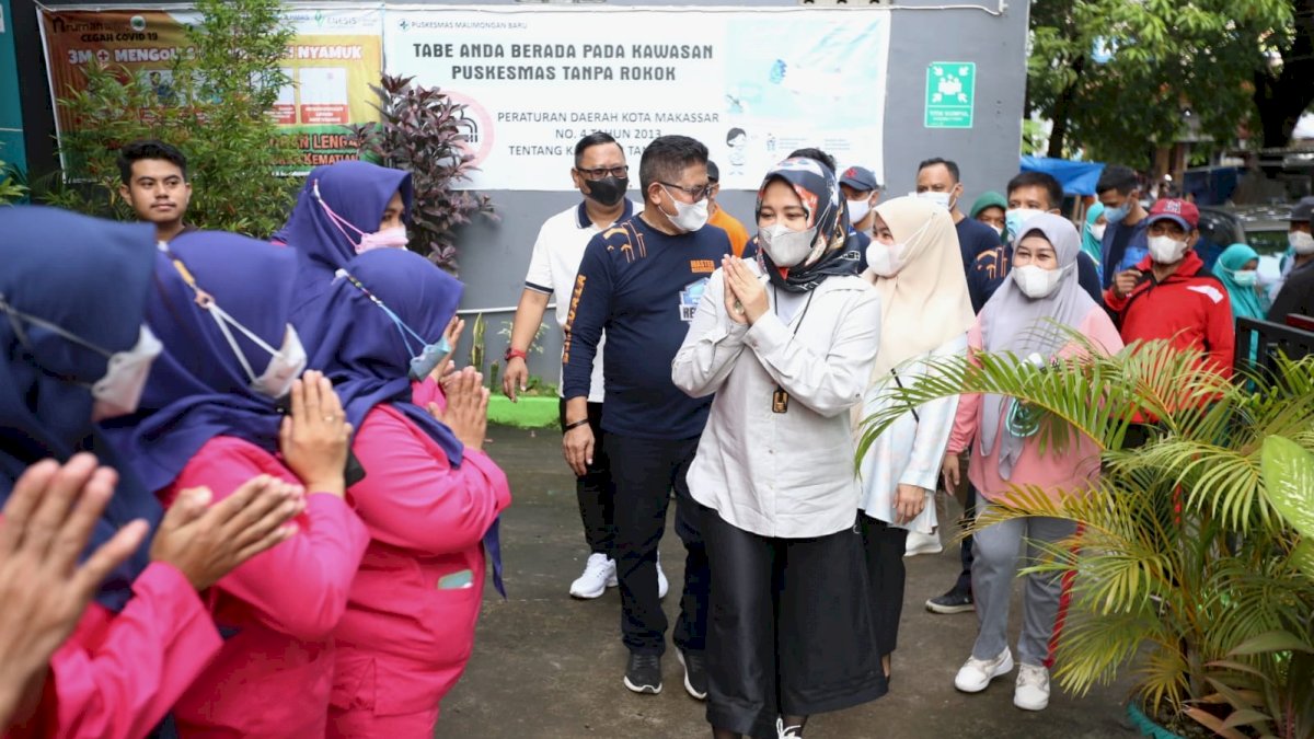 Tinjau PKM di Bontoala, Wawali Makassar Edukasi Orangtua Cegah Stunting