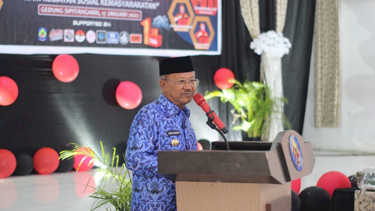 Hadiri Pengukuhan Tuber, Bupati Iksan : Musuh Bersama Yakni Kemiskinan
