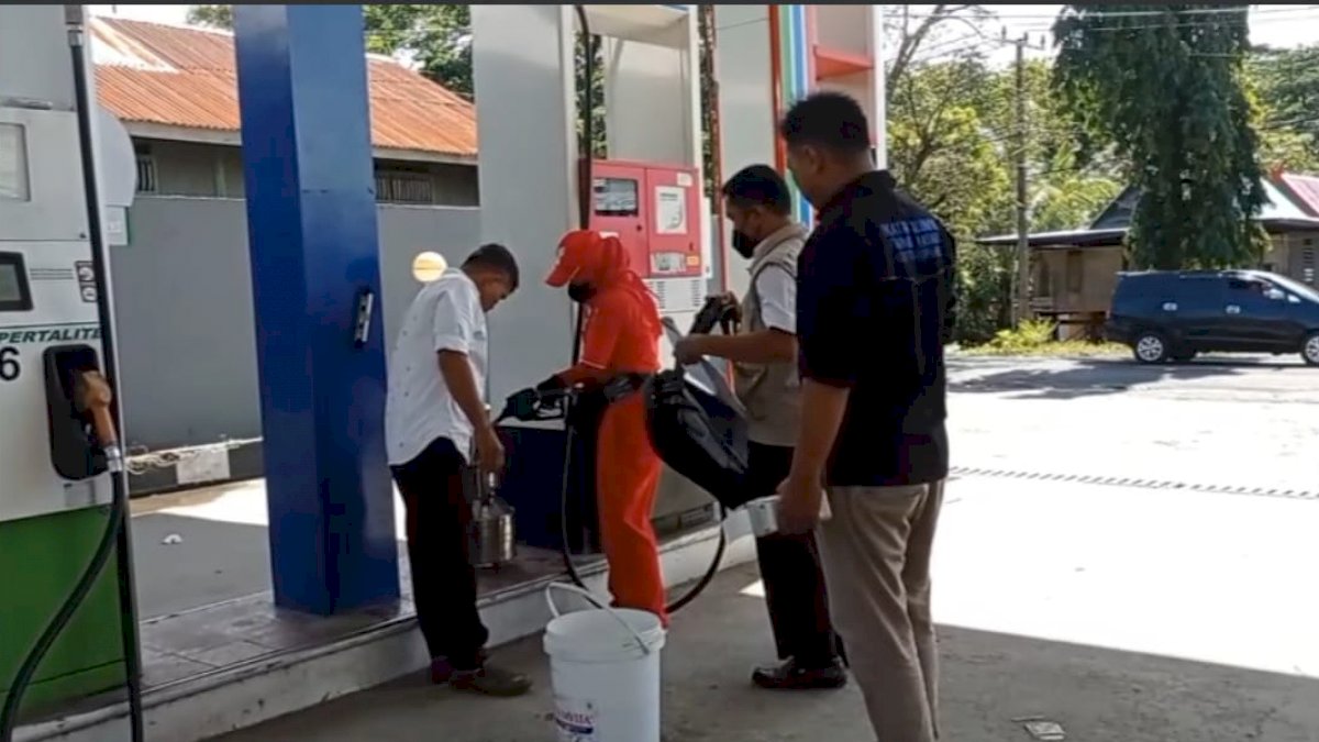 Pastikan Alat Ukur Sesuai Syarat, Pemkot Parepare Sidak SPBU