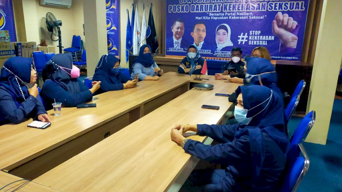NasDem Sulsel Siap Kawal Korban Kekerasan Seksual