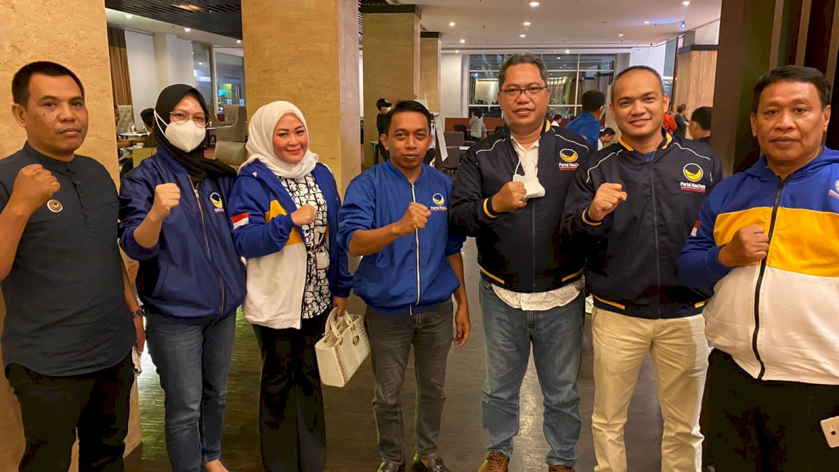 Pengusaha Hingga Eks Kader Tommy Soeharto Gabung NasDem Sulsel