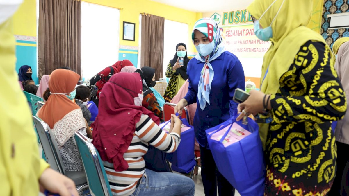 Didampingi Kadinkes Kota Makassar, Wawali Fatma Minta Ibu Hamil Pantau Pertumbuhan Janin