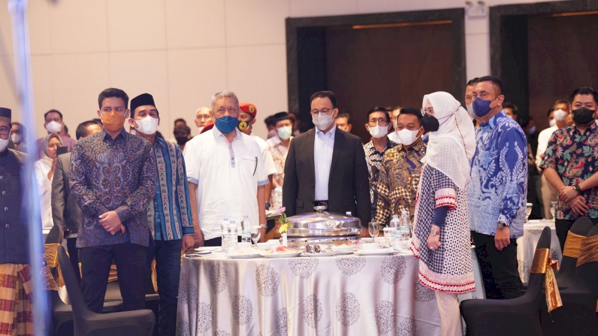 Elite NasDem Sulsel Dampingi Anies Baswedan di Acara Forum Entrepreneur Makassar