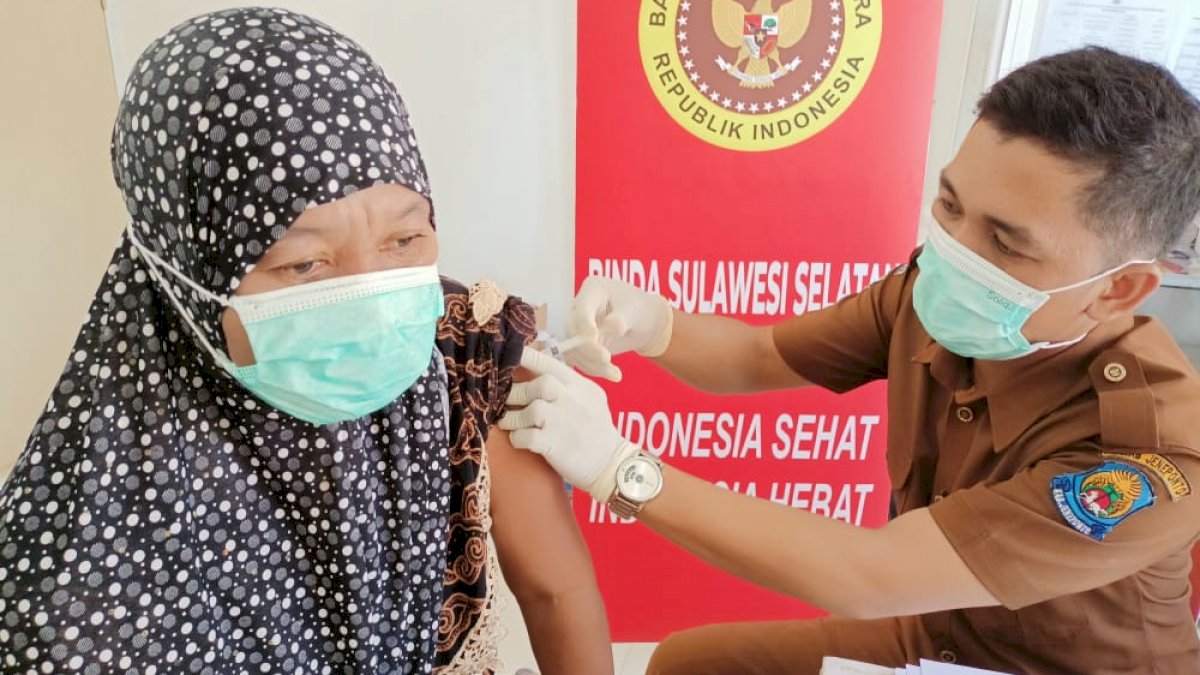 Hari Kedua, BIN Sulsel Sasar Lansia dan Pelajar Kebut Vaksinasi Covid-19 di Jeneponto