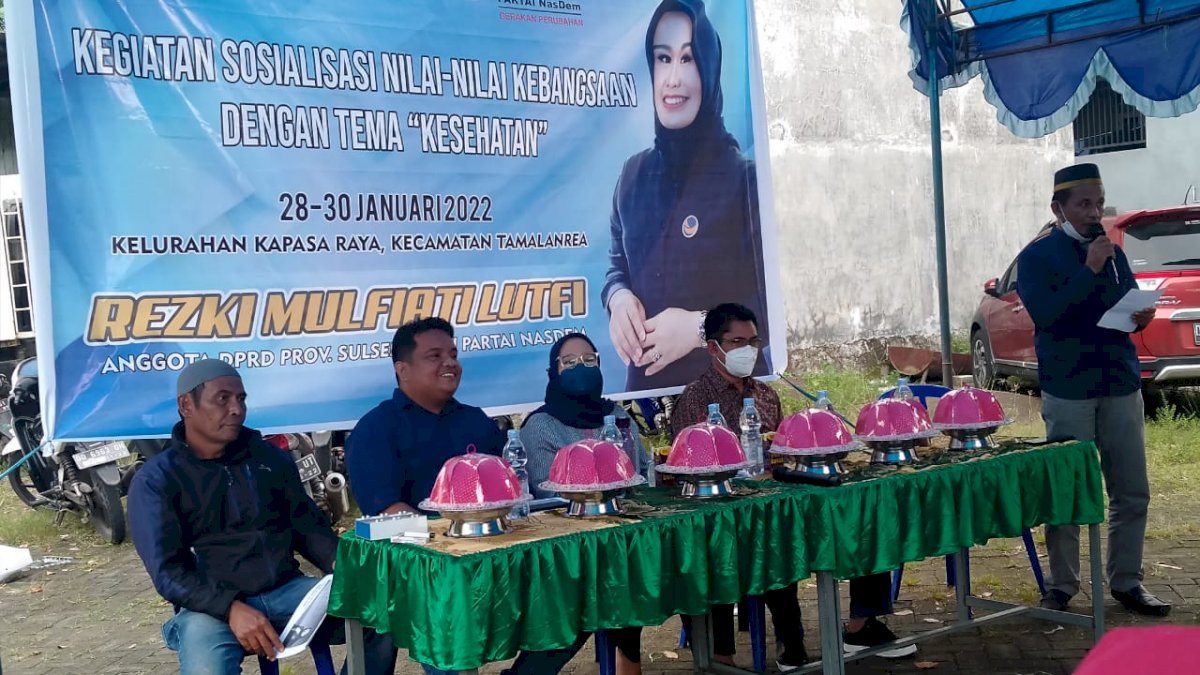 Rezki Bersinergi Dengan Legislator Makassar Bantu Warga Kapasa Raya