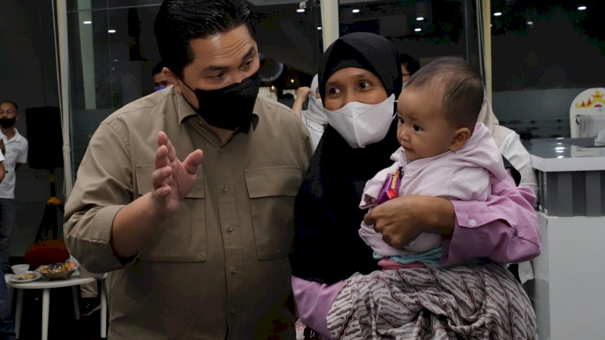 Berikan Apresiasi, Menteri BUMN Erick Thohir Kunjungi Agen BRILink di Lampung