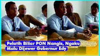 VIDEO: Pelatih Biliar PON Nangis, Ngaku Malu Dijewer Gubernur Edy