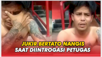 VIDEO: Lakukan Pungli Parkir Liar, Jukir Bertato Ini Nangis Saat Diintrogasi Petugas