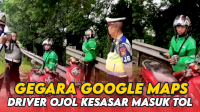 VIDEO: Driver Ojol Kesasar Masuk Tol Gegara Ikuti Arahan Google Maps