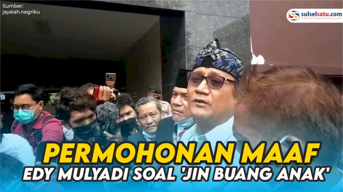 VIDEO: Permohonan Maaf Edy Mulyadi Soal ‘Jin Buang Anak’