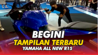 VIDEO: Tampilan Terbaru Yamaha All New R15, Motor Sport Bermesin Canggih Adopsi Motor Balap