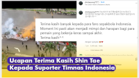 VIDEO: Ucapan Terima Kasih Shin Tae Kepada Suporter Timnas Indonesia