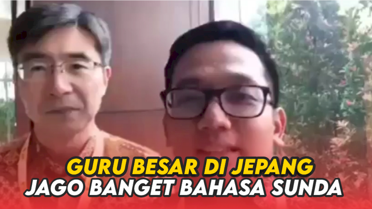 VIDEO: Viral, Guru Besar Nanzan University Jepang Jago Bahasa Sunda