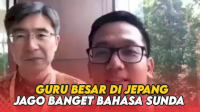 VIDEO: Viral, Guru Besar Nanzan University Jepang Jago Bahasa Sunda