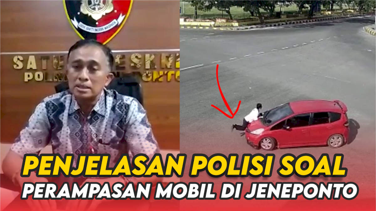 VIDEO: Penjelasan Lengkap Kasat Reskrim Polres Jeneponto soal Perampasan Mobil