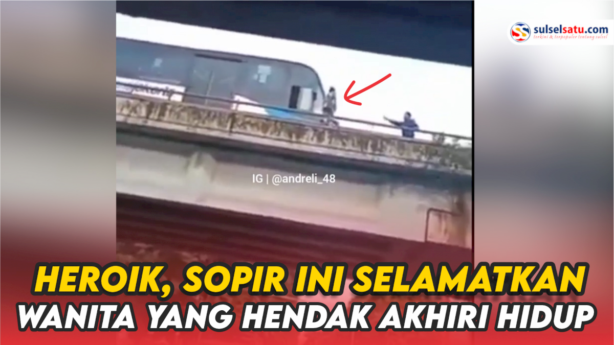 VIDEO: Detik-detik Wanita yang Hendak Akhiri Hidup Diselamatkan oleh Sopir TransJakarta